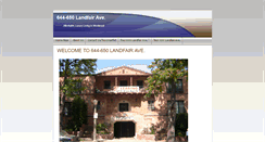 Desktop Screenshot of 644-650landfair.com
