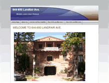 Tablet Screenshot of 644-650landfair.com